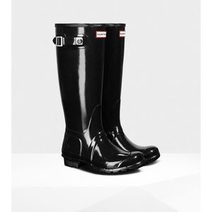 hunter boots worn once